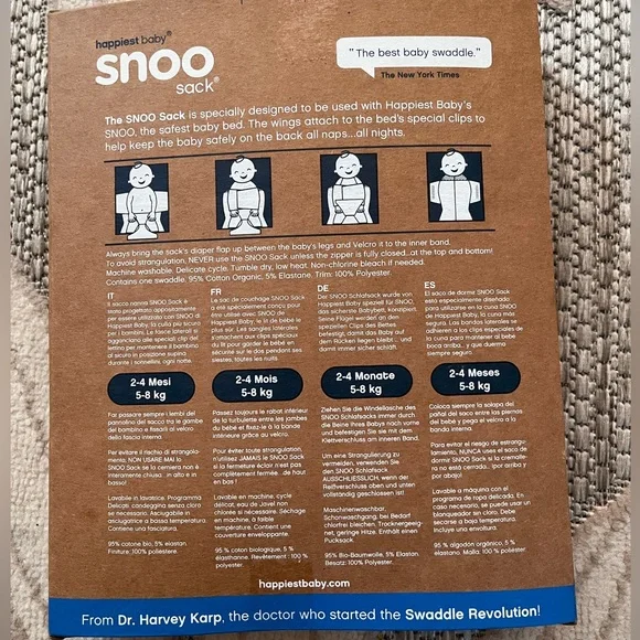 NIB Happiest Baby Snoo Sack - Picture 2 of 2